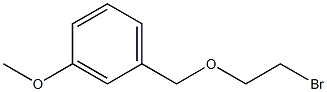 1-[(2-bromoethoxy)methyl]-3-methoxybenzene Struktur