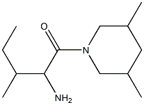 1-[(3,5-dimethylpiperidin-1-yl)carbonyl]-2-methylbutylamine Struktur