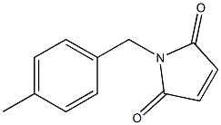 1-[(4-methylphenyl)methyl]-2,5-dihydro-1H-pyrrole-2,5-dione Struktur