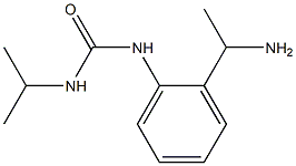 1-[2-(1-aminoethyl)phenyl]-3-propan-2-ylurea Struktur