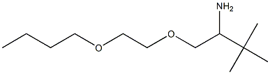 1-[2-(2-amino-3,3-dimethylbutoxy)ethoxy]butane Struktur