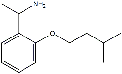 1-[2-(3-methylbutoxy)phenyl]ethanamine Struktur