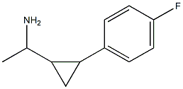 1-[2-(4-fluorophenyl)cyclopropyl]ethan-1-amine Struktur