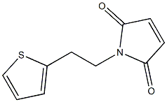 1-[2-(thiophen-2-yl)ethyl]-2,5-dihydro-1H-pyrrole-2,5-dione Struktur