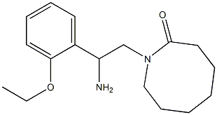 1-[2-amino-2-(2-ethoxyphenyl)ethyl]azocan-2-one Struktur