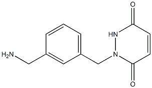 1-[3-(aminomethyl)benzyl]-1,2-dihydropyridazine-3,6-dione Struktur