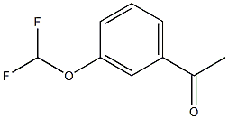 1-[3-(difluoromethoxy)phenyl]ethan-1-one Struktur