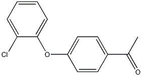 1-[4-(2-chlorophenoxy)phenyl]ethan-1-one Struktur