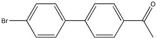 1-[4-(4-bromophenyl)phenyl]ethan-1-one Struktur