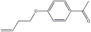 1-[4-(but-3-en-1-yloxy)phenyl]ethan-1-one Struktur