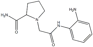 1-{[(2-aminophenyl)carbamoyl]methyl}pyrrolidine-2-carboxamide Struktur