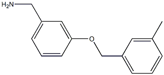 1-{3-[(3-methylbenzyl)oxy]phenyl}methanamine Struktur