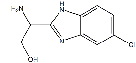 1-amino-1-(5-chloro-1H-1,3-benzodiazol-2-yl)propan-2-ol Struktur