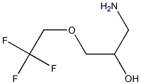 1-amino-3-(2,2,2-trifluoroethoxy)propan-2-ol Struktur