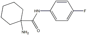 1-amino-N-(4-fluorophenyl)cyclohexanecarboxamide Struktur