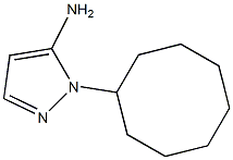 1-cyclooctyl-1H-pyrazol-5-amine Struktur