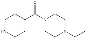 1-ethyl-4-(piperidin-4-ylcarbonyl)piperazine Struktur