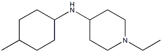 1-ethyl-N-(4-methylcyclohexyl)piperidin-4-amine Struktur