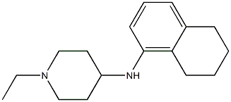 1-ethyl-N-(5,6,7,8-tetrahydronaphthalen-1-yl)piperidin-4-amine Struktur