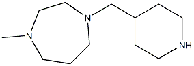 1-methyl-4-(piperidin-4-ylmethyl)-1,4-diazepane Structure