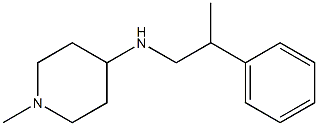 1-methyl-N-(2-phenylpropyl)piperidin-4-amine Struktur