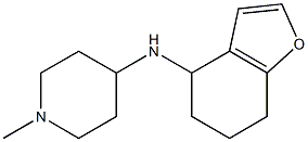 1-methyl-N-(4,5,6,7-tetrahydro-1-benzofuran-4-yl)piperidin-4-amine Struktur