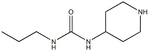 1-piperidin-4-yl-3-propylurea Struktur