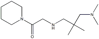 2-({2-[(dimethylamino)methyl]-2-methylpropyl}amino)-1-(piperidin-1-yl)ethan-1-one Struktur