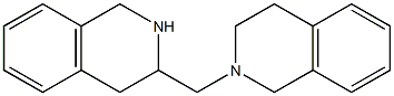 2-(1,2,3,4-tetrahydroisoquinolin-3-ylmethyl)-1,2,3,4-tetrahydroisoquinoline Struktur