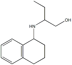 2-(1,2,3,4-tetrahydronaphthalen-1-ylamino)butan-1-ol Struktur