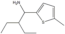 2-(1-amino-2-ethylbutyl)-5-methylthiophene Struktur