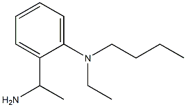 2-(1-aminoethyl)-N-butyl-N-ethylaniline Struktur