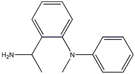 2-(1-aminoethyl)-N-methyl-N-phenylaniline Struktur