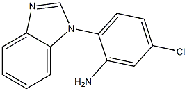 2-(1H-benzimidazol-1-yl)-5-chloroaniline Struktur