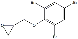 2-(2,4,6-tribromophenoxymethyl)oxirane Struktur