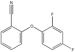 2-(2,4-difluorophenoxy)benzonitrile Struktur