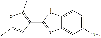 2-(2,5-dimethyl-3-furyl)-1H-benzimidazol-5-amine Struktur