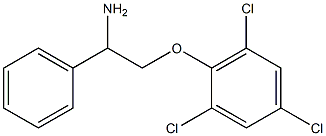 2-(2-amino-2-phenylethoxy)-1,3,5-trichlorobenzene Struktur