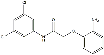 2-(2-aminophenoxy)-N-(3,5-dichlorophenyl)acetamide Struktur