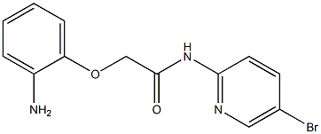 2-(2-aminophenoxy)-N-(5-bromopyridin-2-yl)acetamide Struktur