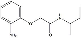 2-(2-aminophenoxy)-N-(sec-butyl)acetamide Struktur