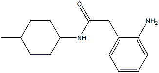 2-(2-aminophenyl)-N-(4-methylcyclohexyl)acetamide Struktur