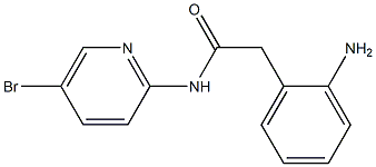 2-(2-aminophenyl)-N-(5-bromopyridin-2-yl)acetamide Struktur