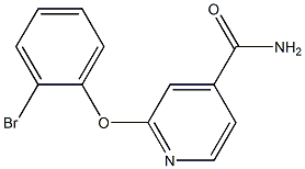 2-(2-bromophenoxy)isonicotinamide Struktur