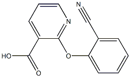 2-(2-cyanophenoxy)pyridine-3-carboxylic acid Structure