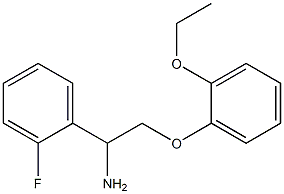 2-(2-ethoxyphenoxy)-1-(2-fluorophenyl)ethanamine Struktur