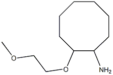 2-(2-methoxyethoxy)cyclooctan-1-amine Struktur