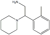 2-(2-methylphenyl)-2-piperidin-1-ylethanamine Struktur