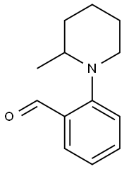 2-(2-methylpiperidin-1-yl)benzaldehyde Struktur