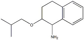 2-(2-methylpropoxy)-1,2,3,4-tetrahydronaphthalen-1-amine Struktur